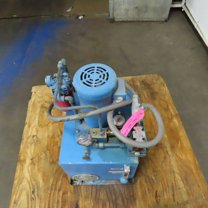 Vickers 02-117897 3HP 12 Gallon Hydraulic Power Unit 230/460V 3PH