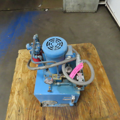 Vickers 02-117897 3HP 12 Gallon Hydraulic Power Unit 230/460V 3PH