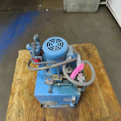 Vickers 02-117897 3HP 12 Gallon Hydraulic Power Unit 230/460V 3PH
