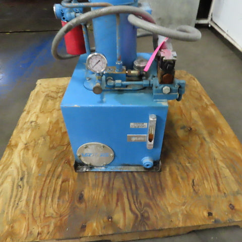 Vickers 02-117897 3HP 12 Gallon Hydraulic Power Unit 230/460V 3PH
