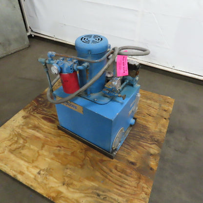 Vickers 02-117897 3HP 12 Gallon Hydraulic Power Unit 230/460V 3PH