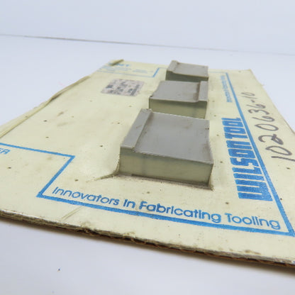 Wilson Tool 1020636-10 13439 3-1/2 Thick Cluster RT 1.500 x 0.375 Lot Of 3