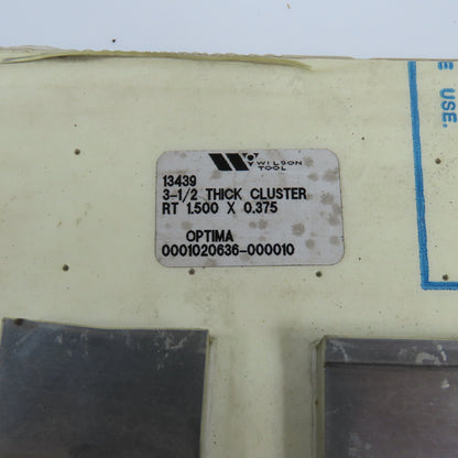 Wilson Tool 1020636-10 13439 3-1/2 Thick Cluster RT 1.500 x 0.375 Lot Of 3