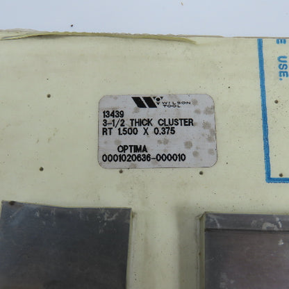 Wilson Tool 1020636-10 13439 3-1/2 Thick Cluster RT 1.500 x 0.375 Lot Of 3
