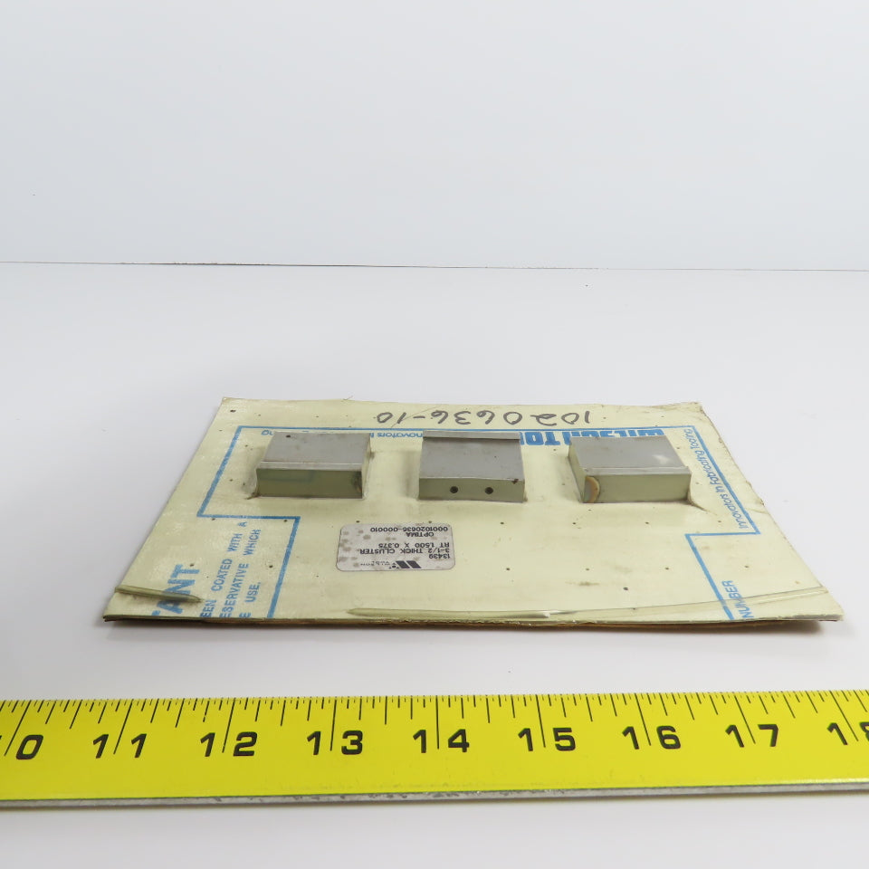 Wilson Tool 1020636-10 13439 3-1/2 Thick Cluster RT 1.500 x 0.375 Lot Of 3