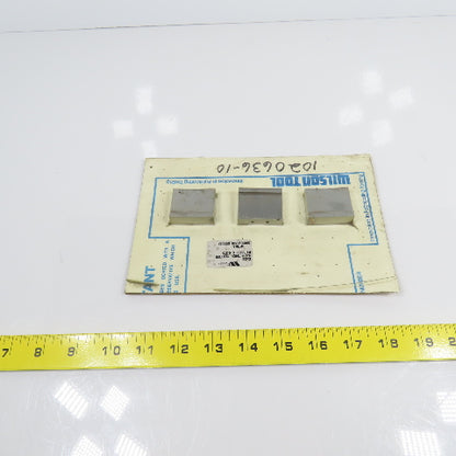 Wilson Tool 1020636-10 13439 3-1/2 Thick Cluster RT 1.500 x 0.375 Lot Of 3