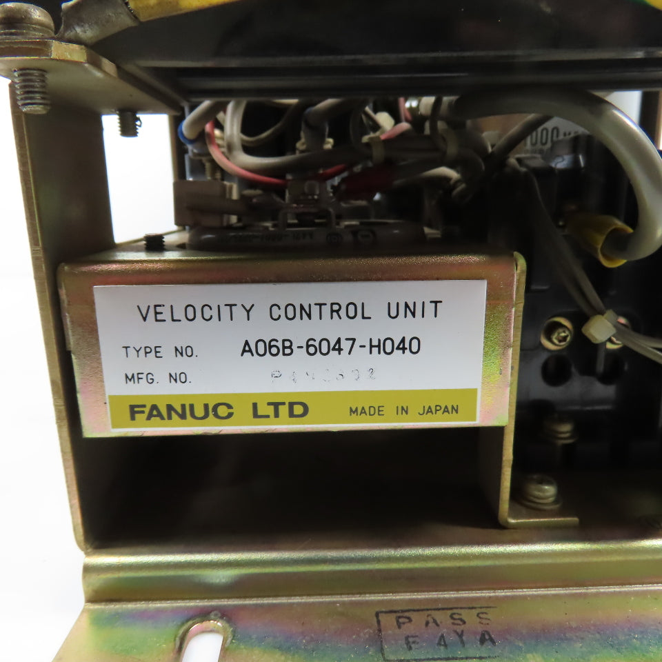 Fanuc A06B-6047-H040 Velocity Control Unit