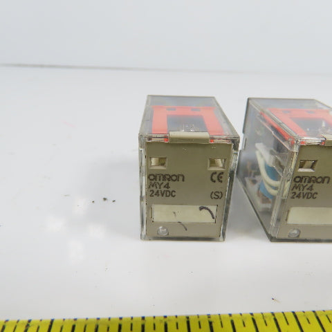 Omron MY4 24VDC General Purpose Relay 14 Pin Lot Of 5