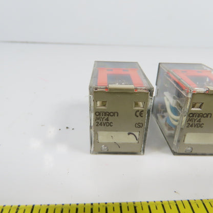 Omron MY4 24VDC General Purpose Relay 14 Pin Lot Of 5