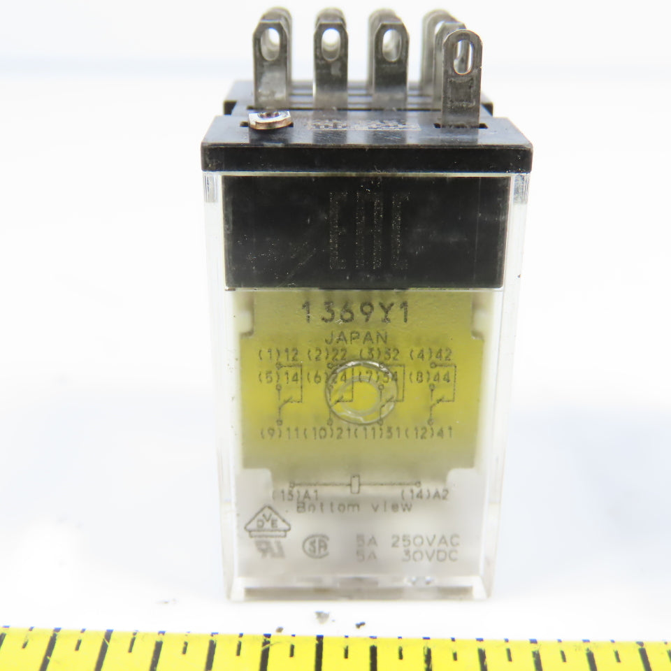 Omron MY4 24VDC General Purpose Relay 14 Pin Lot Of 5