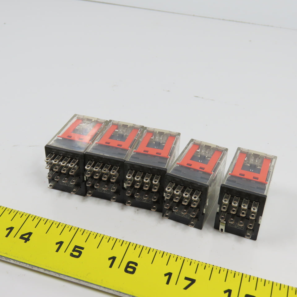 Omron MY4 24VDC General Purpose Relay 14 Pin Lot Of 5