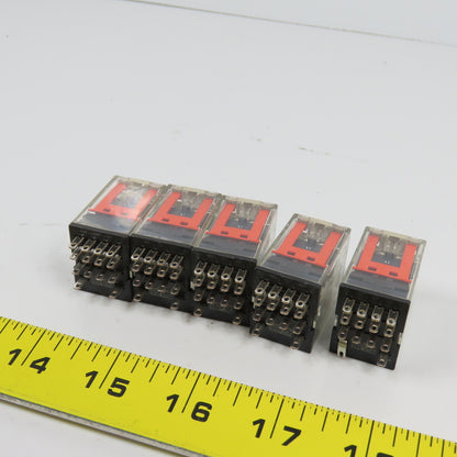 Omron MY4 24VDC General Purpose Relay 14 Pin Lot Of 5