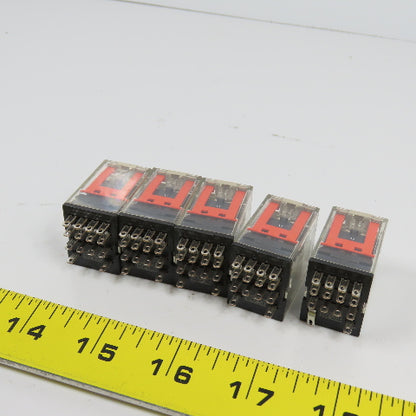 Omron MY4 24VDC General Purpose Relay 14 Pin Lot Of 5