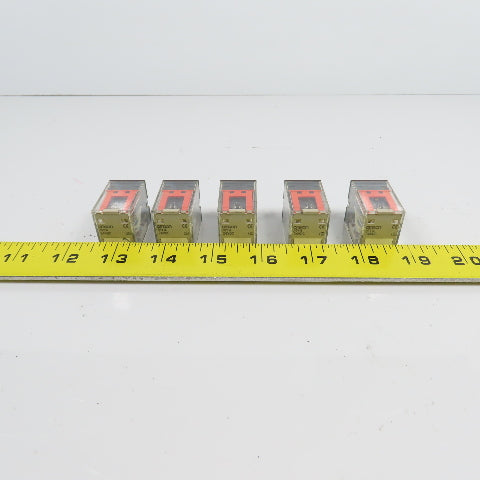 Omron MY4 24VDC General Purpose Relay 14 Pin Lot Of 5