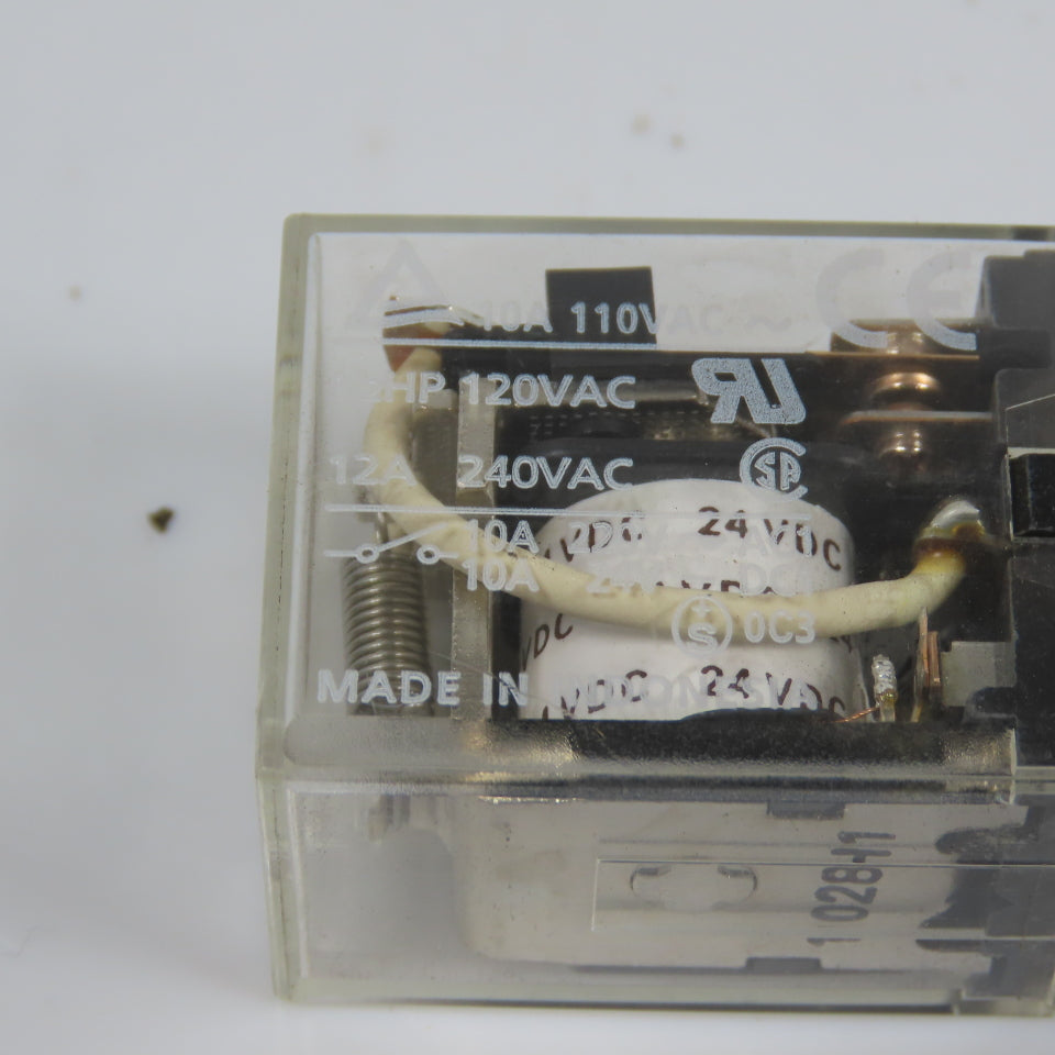 Omron LY2 24VDC General Purpose Relay 12A 1/2HP 8 Pin Lot Of 10