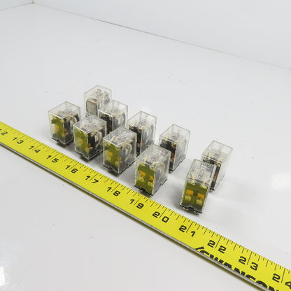 Omron LY2 24VDC General Purpose Relay 12A 1/2HP 8 Pin Lot Of 10