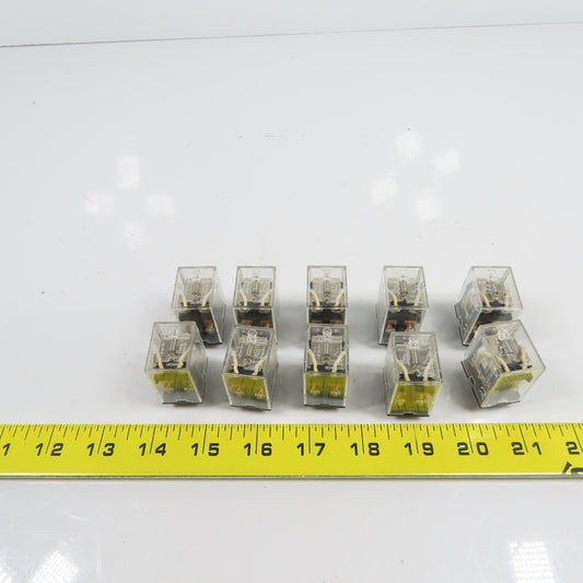Omron LY2 24VDC General Purpose Relay 12A 1/2HP 8 Pin Lot Of 10