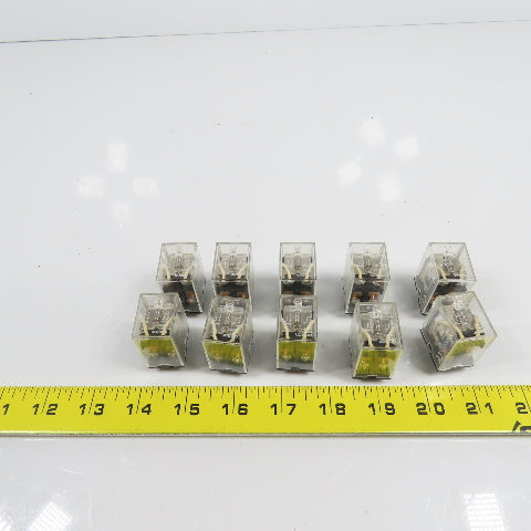 Omron LY2 24VDC General Purpose Relay 12A 1/2HP 8 Pin Lot Of 10