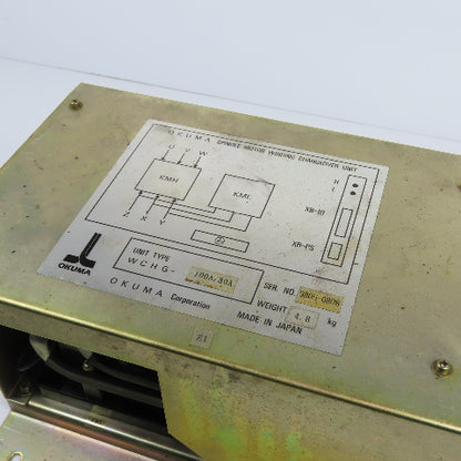 Okuma WCHG-60A/50A Spindle Motor Winding Changeover Unit