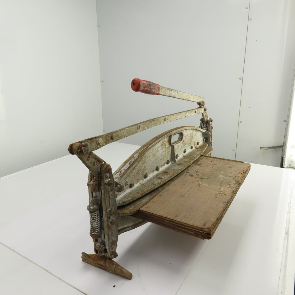 Beno J. Gundlach 20 A 19 A Cast Iron Vintage Siding Cutter 26" Cut USA Made