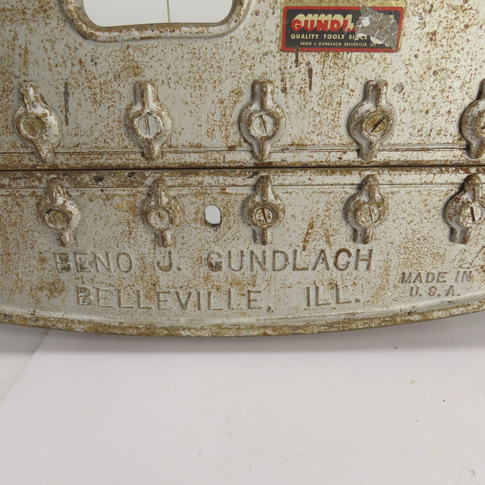Beno J. Gundlach 20 A 19 A Cast Iron Vintage Siding Cutter 26" Cut USA Made