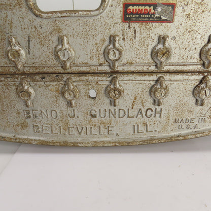 Beno J. Gundlach 20 A 19 A Cast Iron Vintage Siding Cutter 26" Cut USA Made