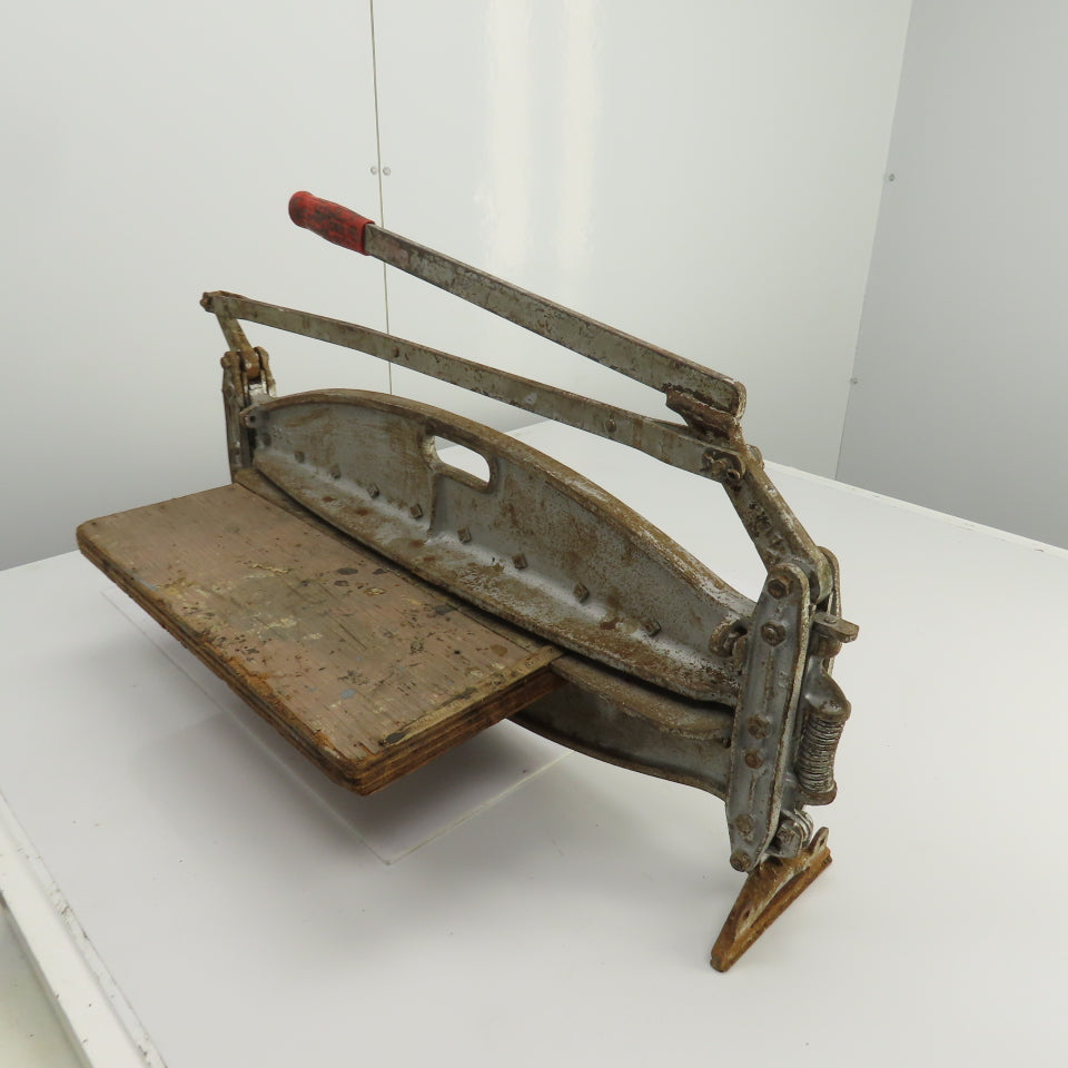 Beno J. Gundlach 20 A 19 A Cast Iron Vintage Siding Cutter 26" Cut USA Made