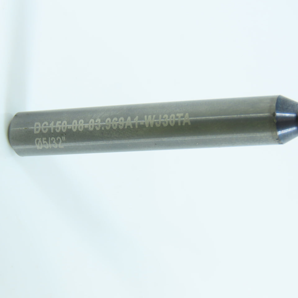 Walter DC150-08-03.969A1-WJ30TA 5/32" Carbide Drill Bit Coolant Thru 140° Point