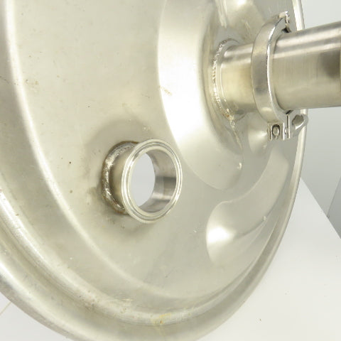 55 Gallon Barrel 316L Stainless Steel Agitator Mixer 3/4" Direct Drive No Motor