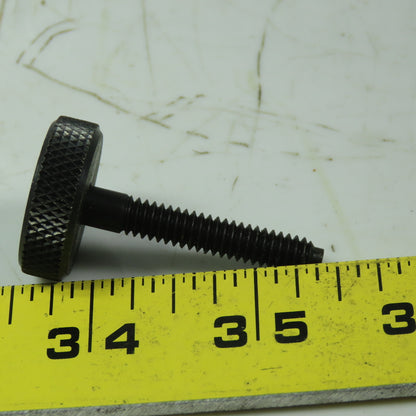 Jergens Steel Thumb Screw 1/4-20 Knurled Head 1 Head Dia 1-13/16 OAL Lot /10"