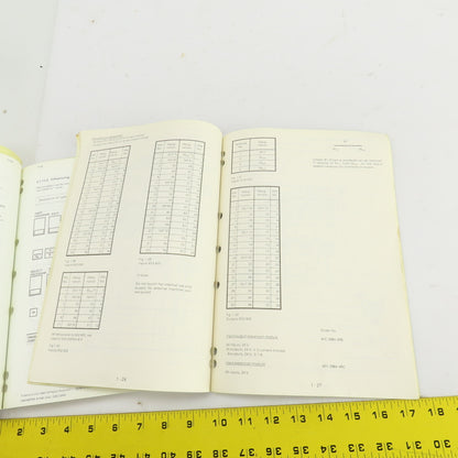 Siemens Sinumerik 810 810M Operating & Programming Manual W/Instr. Manual Lot/2