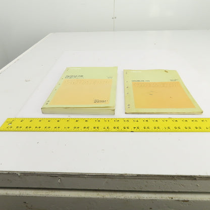 Siemens Sinumerik 810 810M Operating & Programming Manual W/Instr. Manual Lot/2
