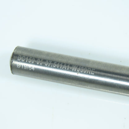 Walter DC150-05-07.541A1-WJ30RE 19/64" Carbide Drill Bit Coolant Thru 140° Point