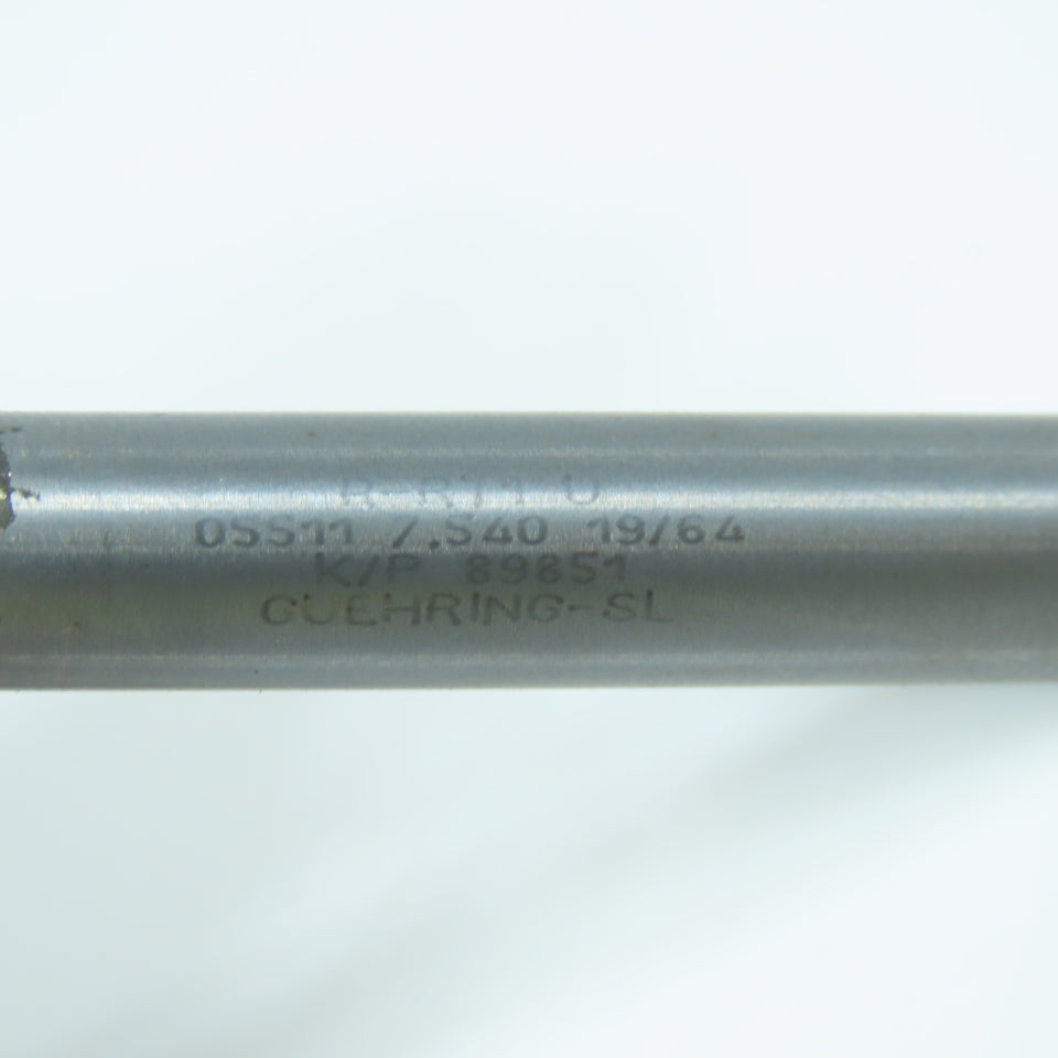 Guehring 05511 7.540 19/64" Carbide Drill Bit Coolant Thru 140° Point