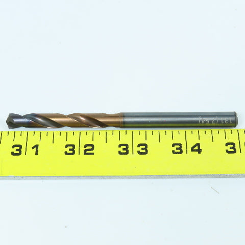 19/64" Carbide Drill Bit Coolant Thru 140-? Point