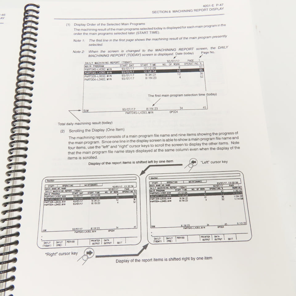 Okuma OSP-U100 OSP-U10 4201-E Instruction Manual MacMan