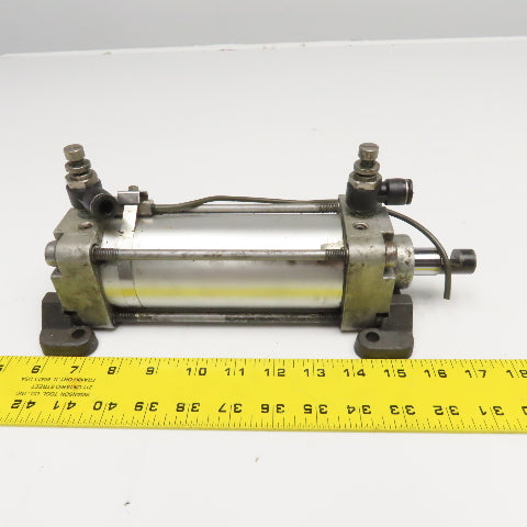 2-1/2" Bore 4-3/4" Stroke Double Acting Magnetic Piston Positioning Cylinder