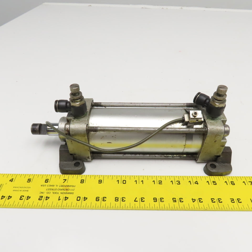 2-1/2" Bore 4-3/4" Stroke Double Acting Magnetic Piston Positioning Cylinder