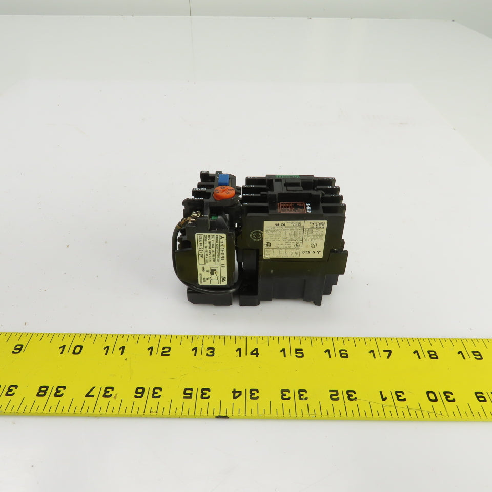 Mitsubishi S-K10 11A 220-550V Starter 100V Coil W/Overload TH-K12AB 1.7-2.5A