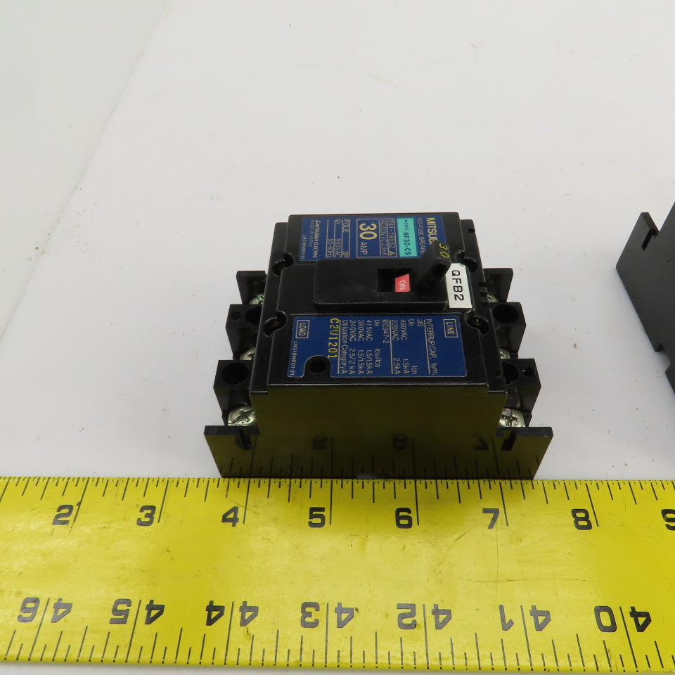 Mitsubishi NF30-CS 30A Non-Fused Circuit Breaker 500V Lot Of 3