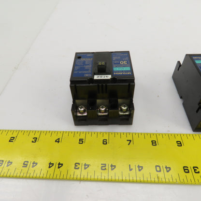 Mitsubishi NF30-CS 30A Non-Fused Circuit Breaker 500V Lot Of 3