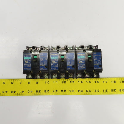 Mitsubishi NF30-CS 30A Non-Fused Circuit Breaker 500V Lot Of 3