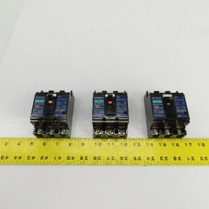 Mitsubishi NF30-CS 30A Non-Fused Circuit Breaker 500V Lot Of 3