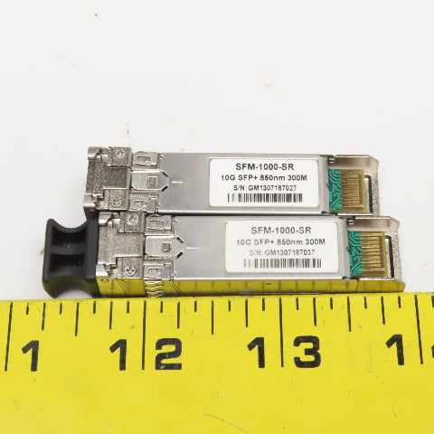 SFM-1000-SR Multimode Transceiver 10G SFP+850nm 300M Lot Of 2