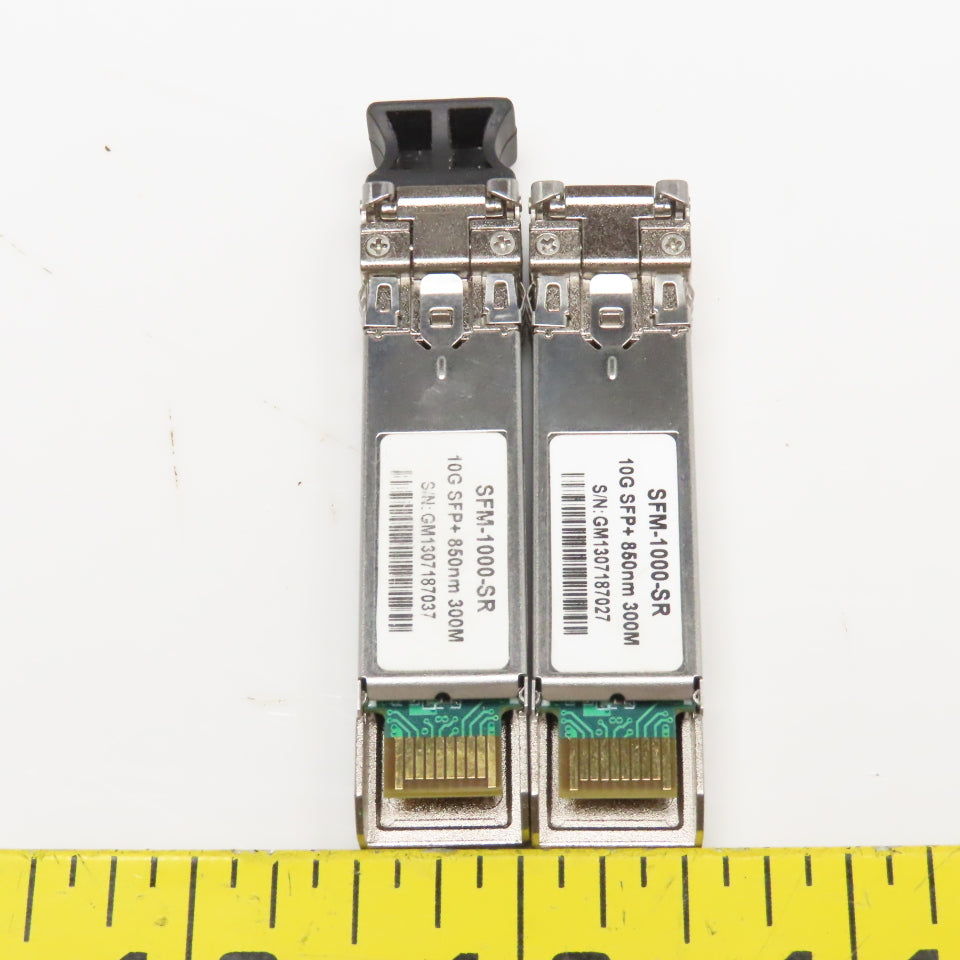 SFM-1000-SR Multimode Transceiver 10G SFP+850nm 300M Lot Of 2