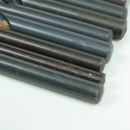 Misc. 3/16", 11/64", 25/64" High Speed Steel Drill Bit Lot of 28