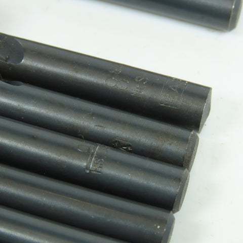Misc. 3/16", 11/64", 25/64" High Speed Steel Drill Bit Lot of 28