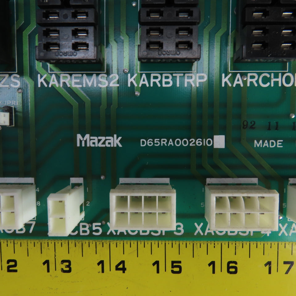 Mazak D65RA002610 Relay Circuit Interface Board