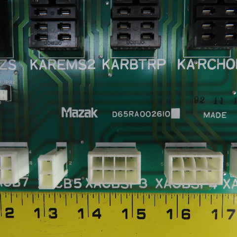 Mazak D65RA002610 Relay Circuit Interface Board