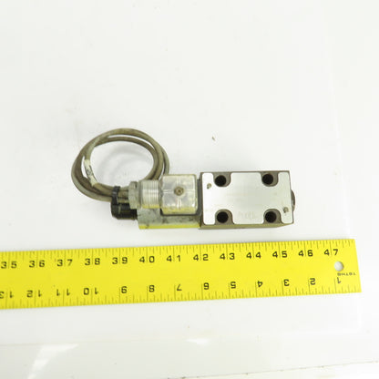 Parker D1VW020BNJPF Solenoid Hydraulic Directional Valve 24VDC 5000PSI